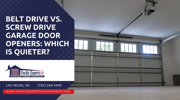 Belt Drive vs. Screw Drive Garage Door Openers Which is Quieter